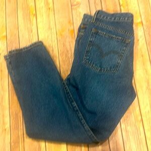Levi’s button fly wedgie style Preloved denim